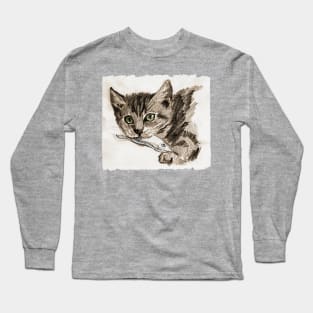 The Fisherman's Cat Long Sleeve T-Shirt